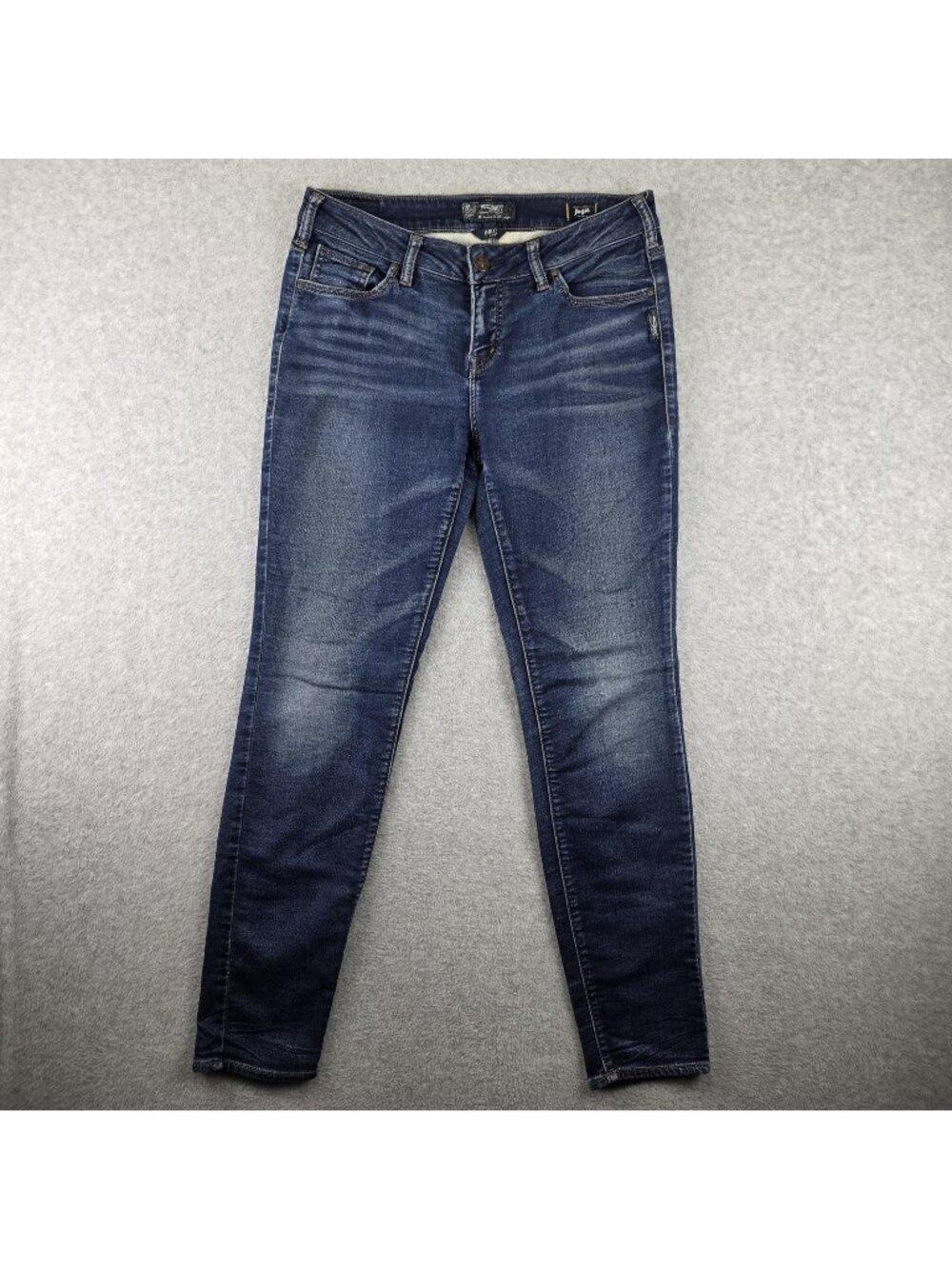 Silver Jeans Aiko Skinny Jeans Womens 29x31 Blue High Rise Stretch Denim